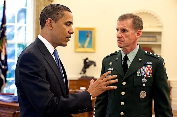 General McChrystal Meeting with President Obama